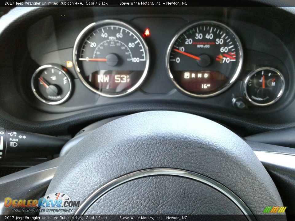 2017 Jeep Wrangler Unlimited Rubicon 4x4 Gobi / Black Photo #20