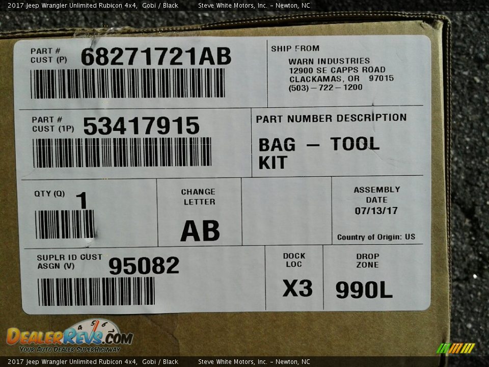 2017 Jeep Wrangler Unlimited Rubicon 4x4 Gobi / Black Photo #30