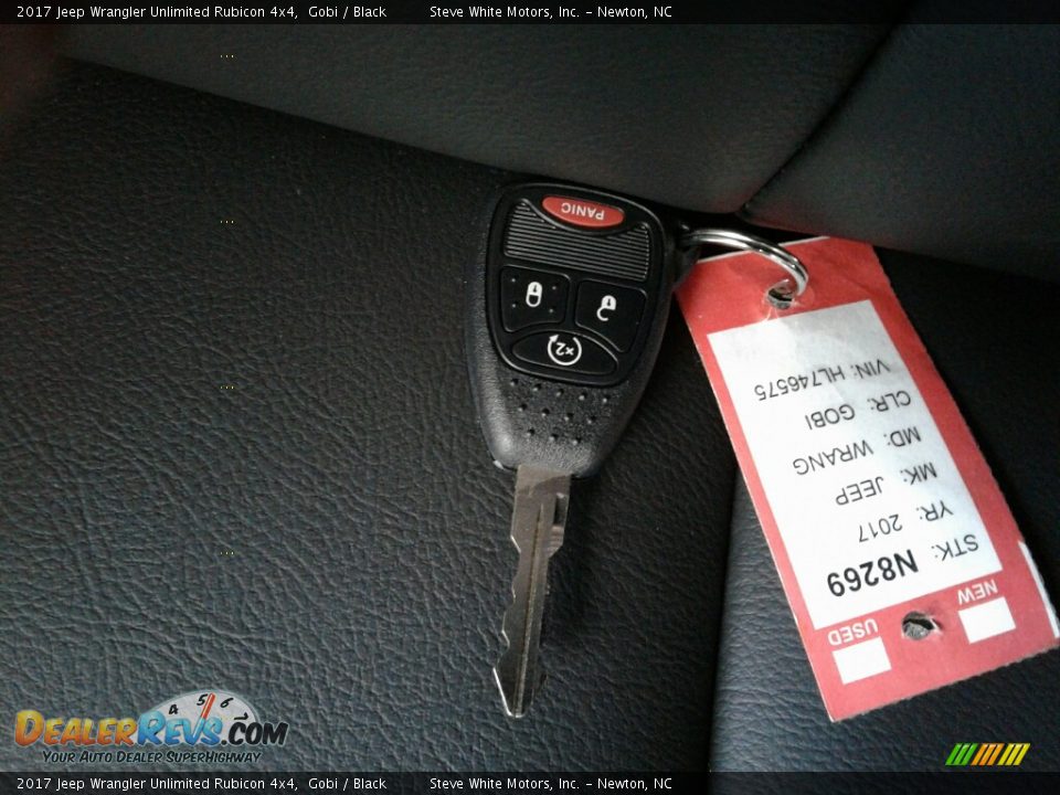 2017 Jeep Wrangler Unlimited Rubicon 4x4 Gobi / Black Photo #35