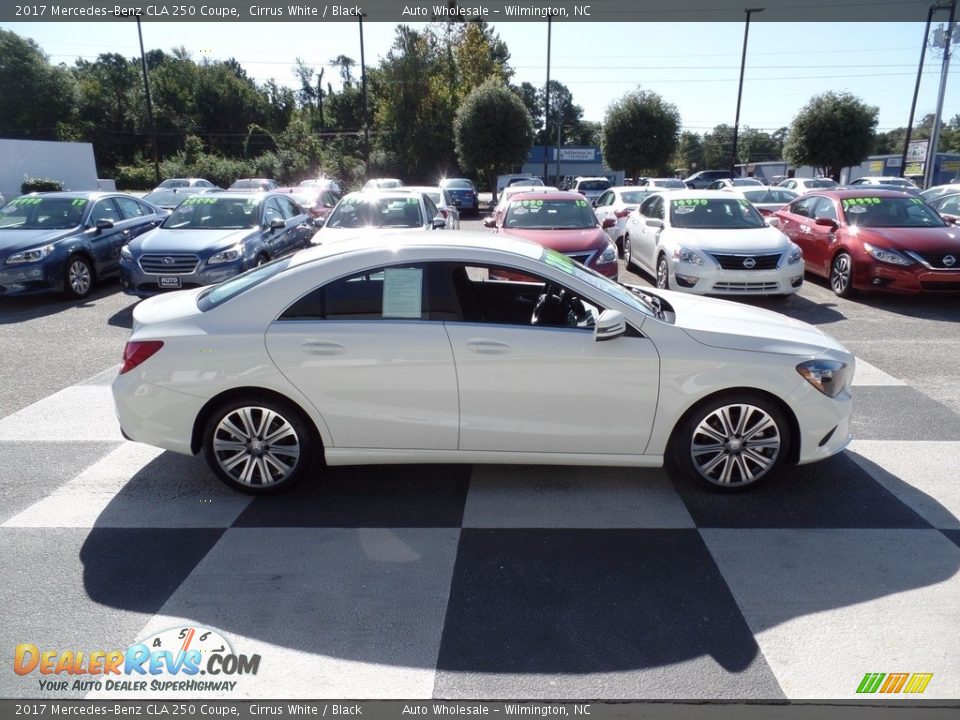 2017 Mercedes-Benz CLA 250 Coupe Cirrus White / Black Photo #3