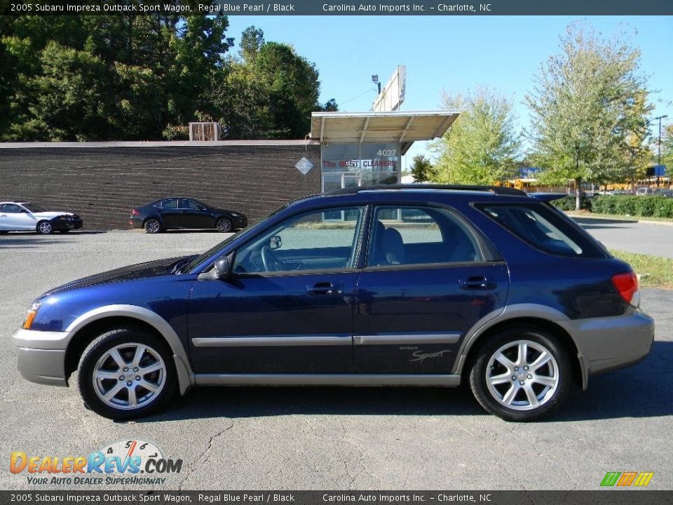 2005 Subaru Impreza Outback Sport Wagon Regal Blue Pearl / Black Photo #7