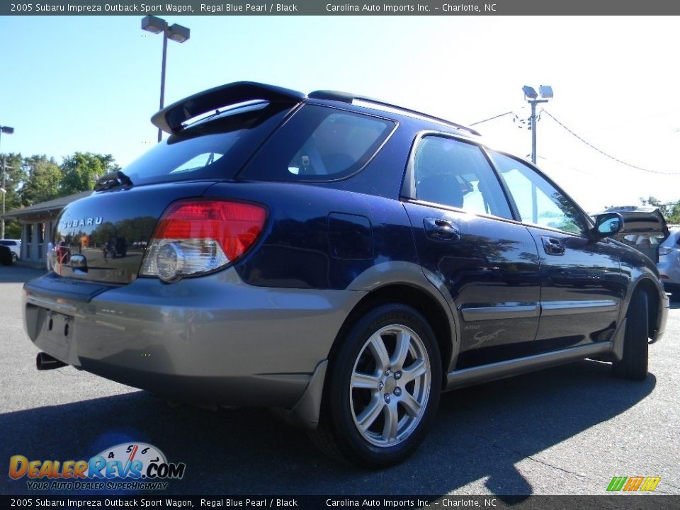 2005 Subaru Impreza Outback Sport Wagon Regal Blue Pearl / Black Photo #10