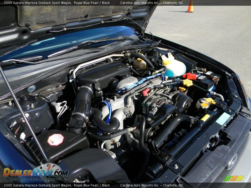 2005 Subaru Impreza Outback Sport Wagon Regal Blue Pearl / Black Photo #26