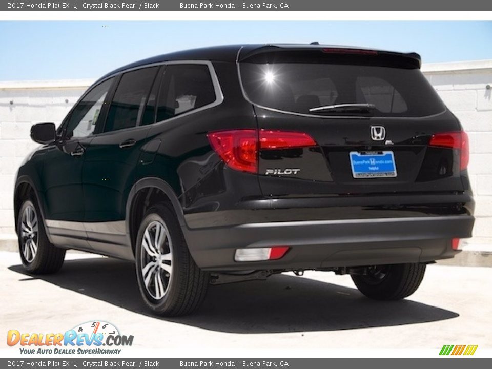 2017 Honda Pilot EX-L Crystal Black Pearl / Black Photo #2