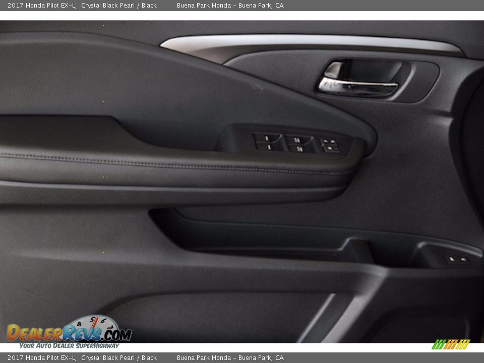 2017 Honda Pilot EX-L Crystal Black Pearl / Black Photo #8