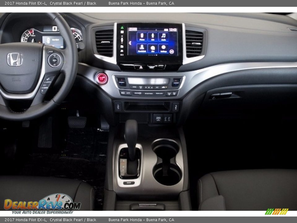 2017 Honda Pilot EX-L Crystal Black Pearl / Black Photo #13