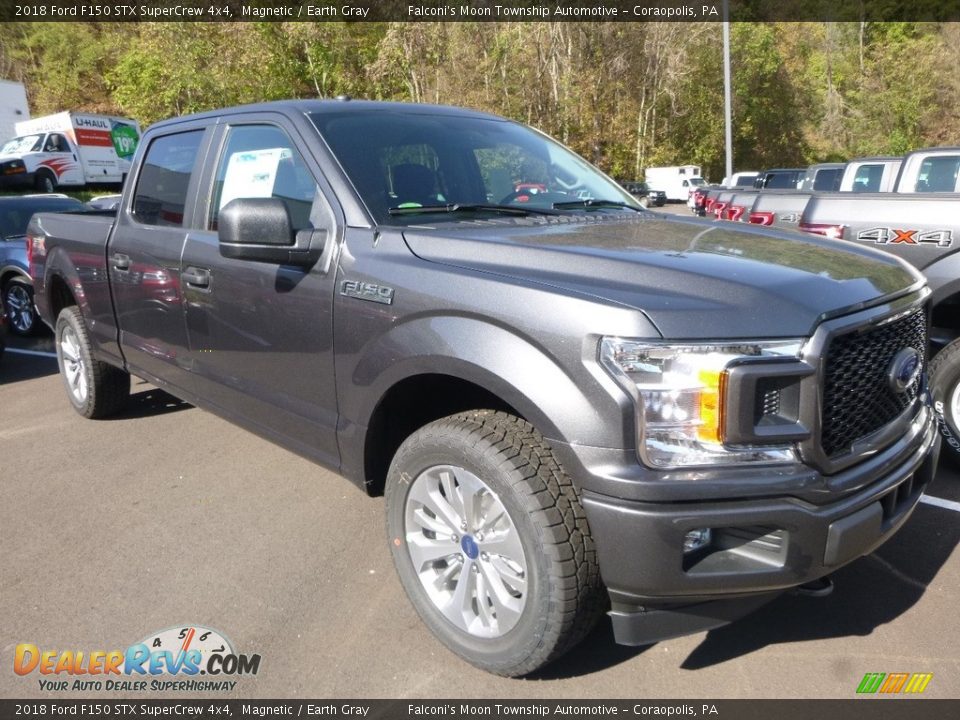 2018 Ford F150 STX SuperCrew 4x4 Magnetic / Earth Gray Photo #3