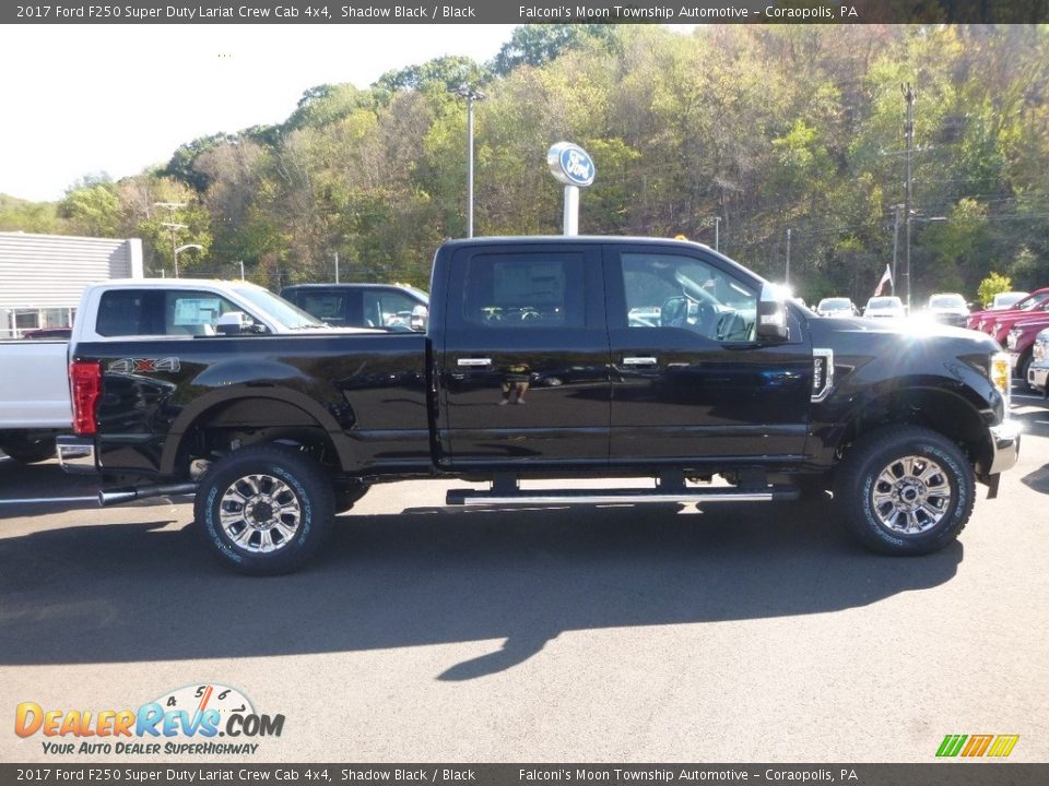 2017 Ford F250 Super Duty Lariat Crew Cab 4x4 Shadow Black / Black Photo #1