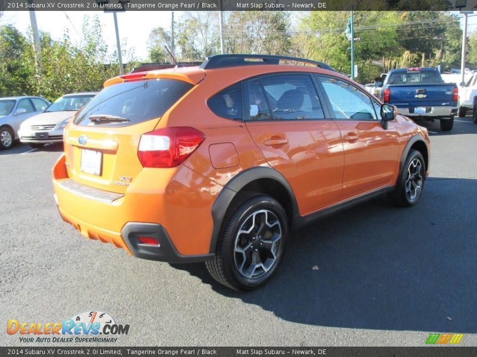 2014 Subaru XV Crosstrek 2.0i Limited Tangerine Orange Pearl / Black Photo #6