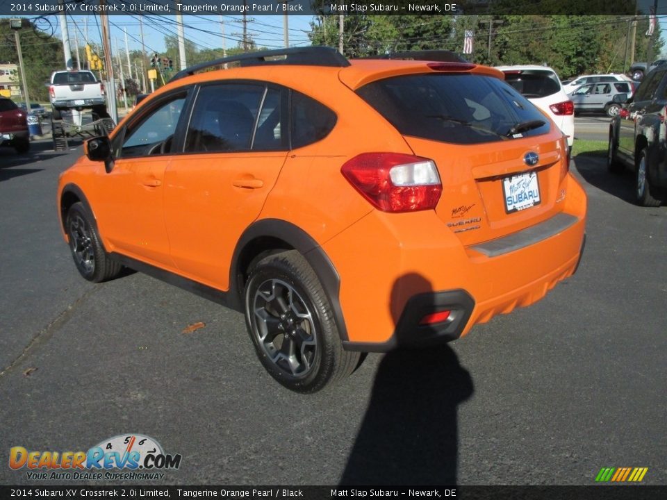 2014 Subaru XV Crosstrek 2.0i Limited Tangerine Orange Pearl / Black Photo #8