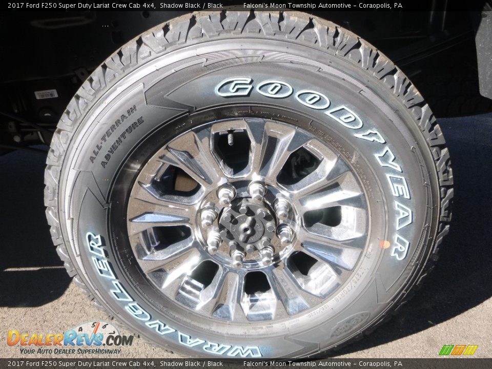 2017 Ford F250 Super Duty Lariat Crew Cab 4x4 Shadow Black / Black Photo #7
