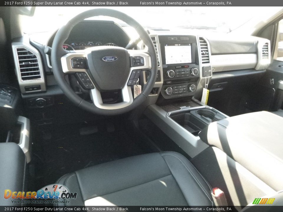 2017 Ford F250 Super Duty Lariat Crew Cab 4x4 Shadow Black / Black Photo #9