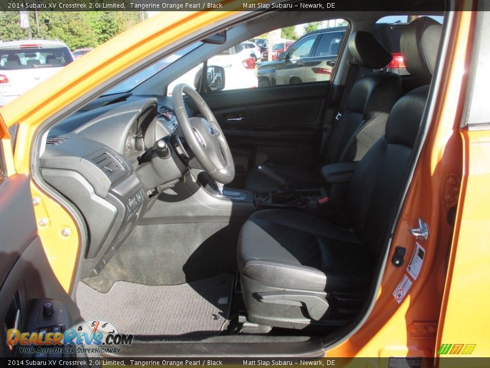 2014 Subaru XV Crosstrek 2.0i Limited Tangerine Orange Pearl / Black Photo #13