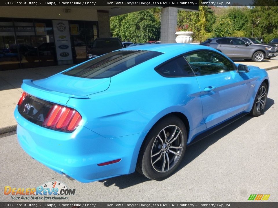 2017 Ford Mustang GT Coupe Grabber Blue / Ebony Photo #2
