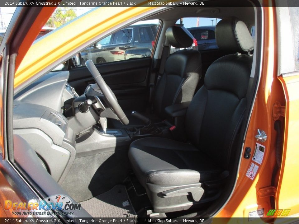 2014 Subaru XV Crosstrek 2.0i Limited Tangerine Orange Pearl / Black Photo #16