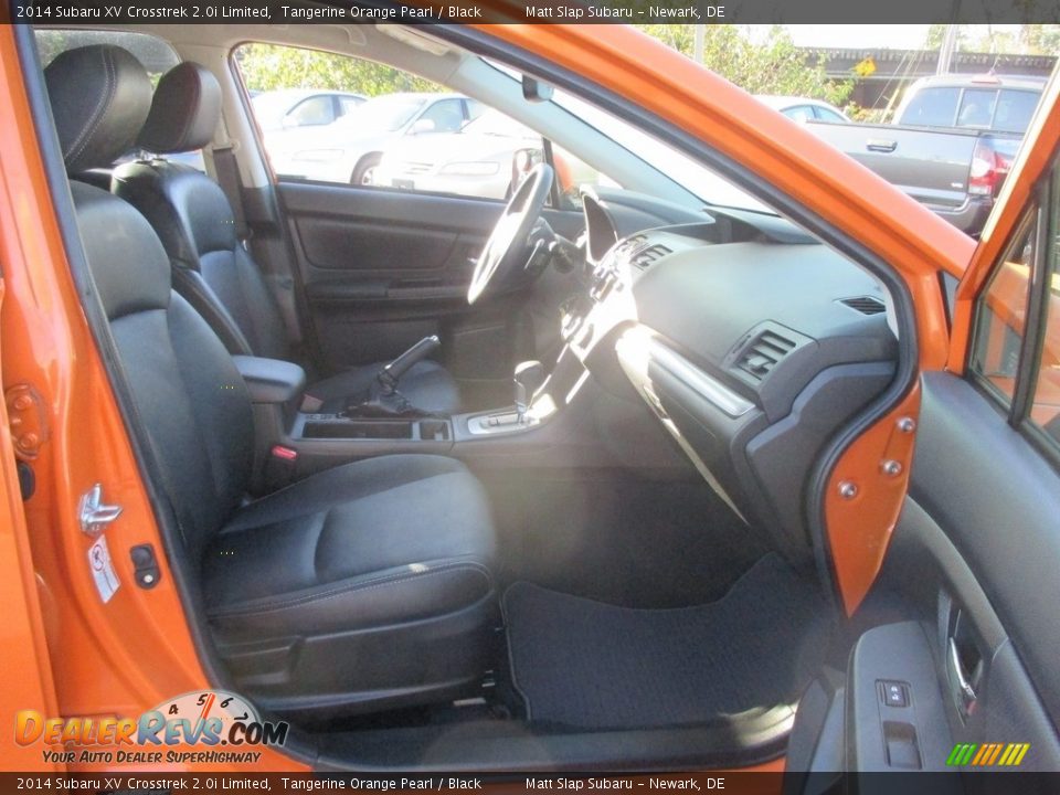 2014 Subaru XV Crosstrek 2.0i Limited Tangerine Orange Pearl / Black Photo #18