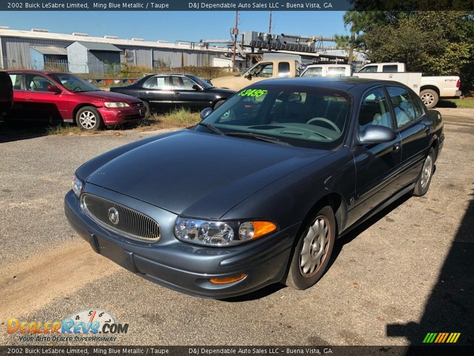 2002 Buick LeSabre Limited Ming Blue Metallic / Taupe Photo #2