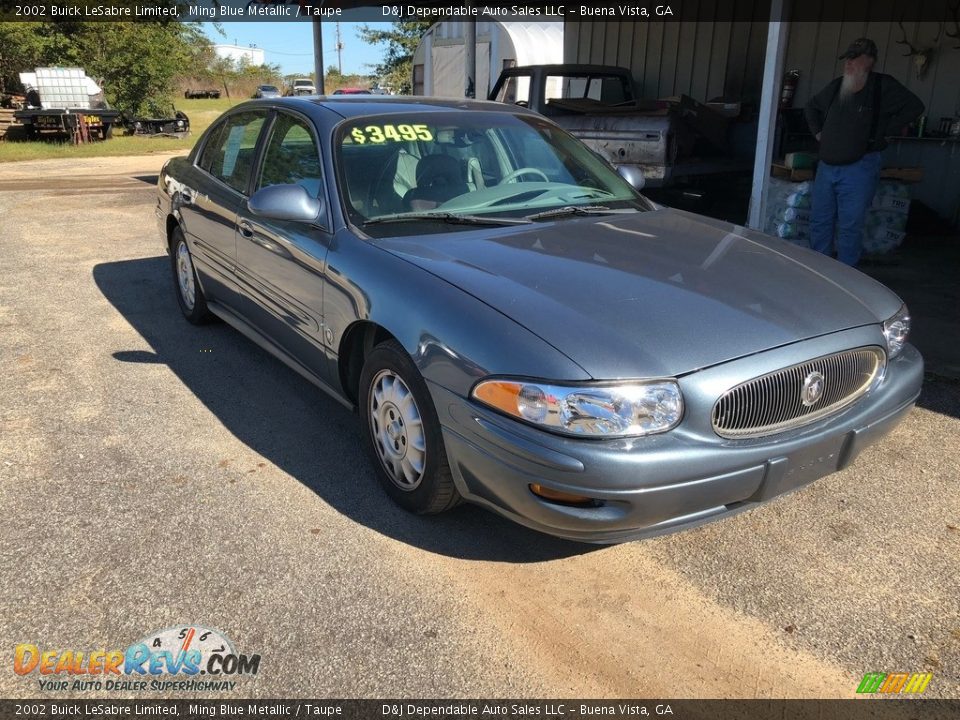 2002 Buick LeSabre Limited Ming Blue Metallic / Taupe Photo #3