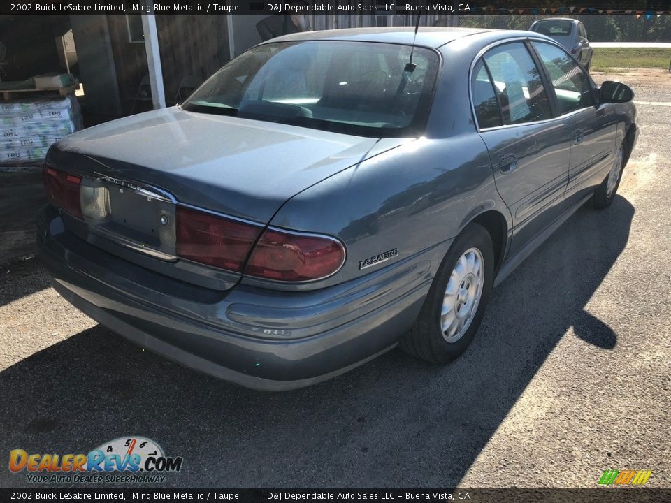 2002 Buick LeSabre Limited Ming Blue Metallic / Taupe Photo #4