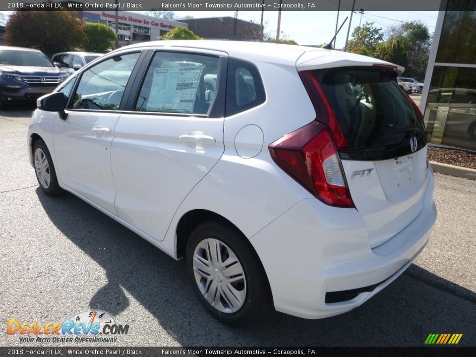 2018 Honda Fit LX White Orchid Pearl / Black Photo #2