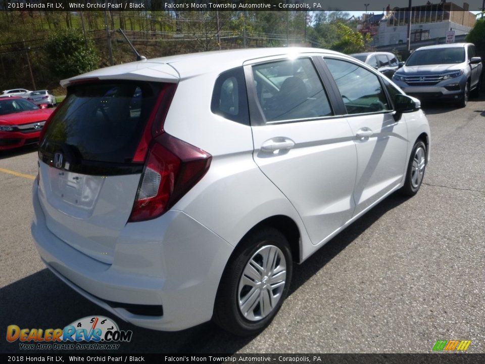 2018 Honda Fit LX White Orchid Pearl / Black Photo #4