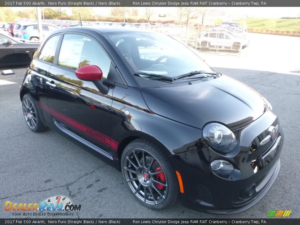Front 3/4 View of 2017 Fiat 500 Abarth Photo #7