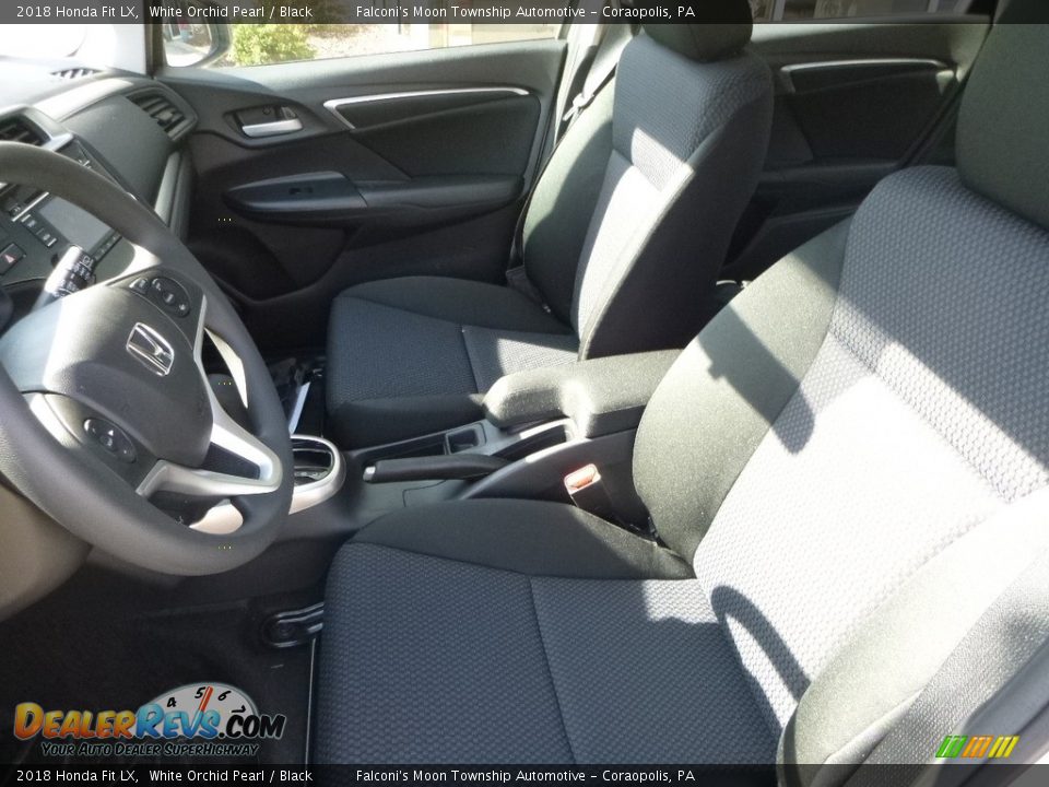 2018 Honda Fit LX White Orchid Pearl / Black Photo #8