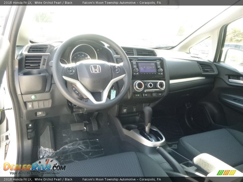 2018 Honda Fit LX White Orchid Pearl / Black Photo #10