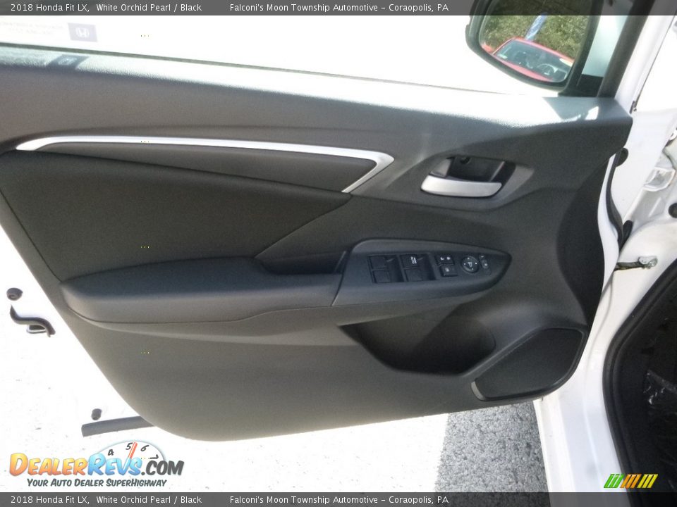 2018 Honda Fit LX White Orchid Pearl / Black Photo #11