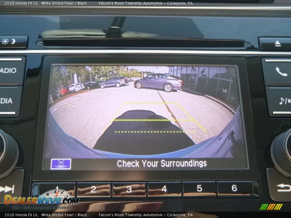 2018 Honda Fit LX White Orchid Pearl / Black Photo #15