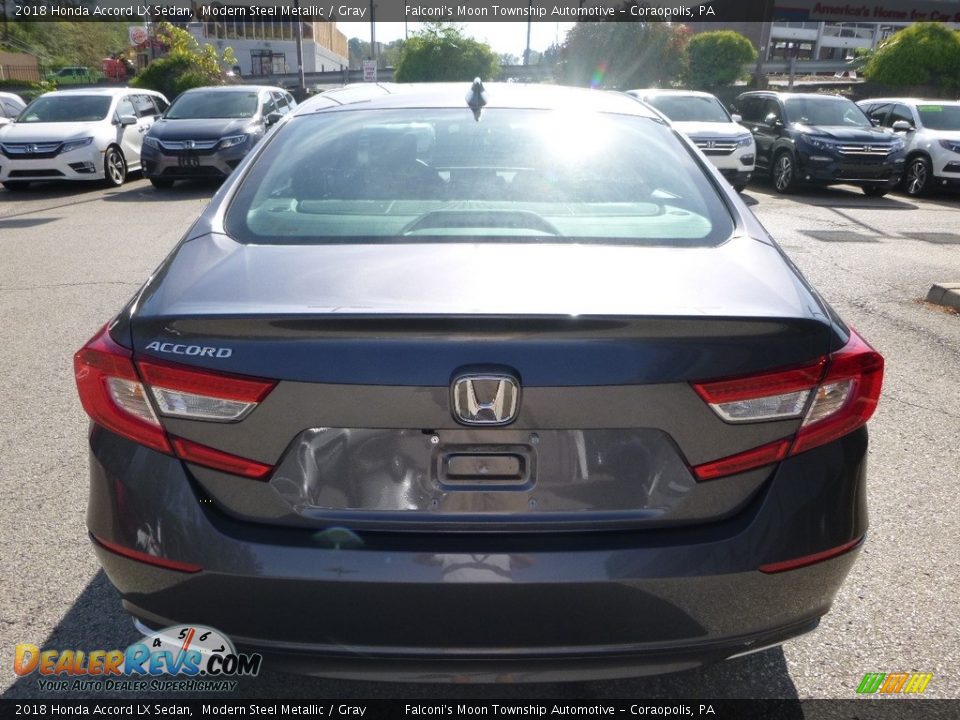 2018 Honda Accord LX Sedan Modern Steel Metallic / Gray Photo #3