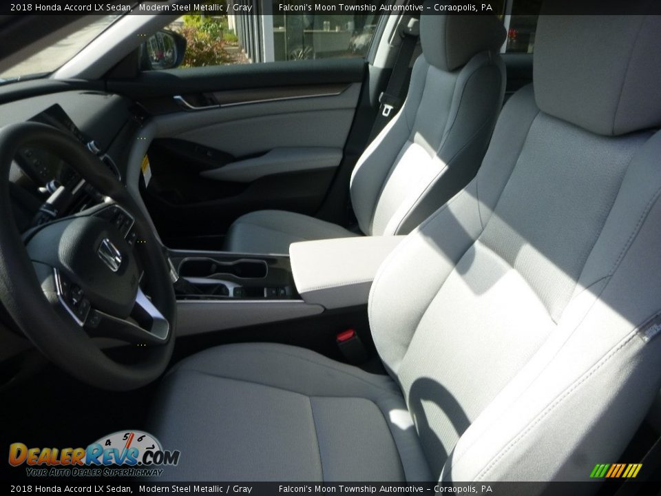 2018 Honda Accord LX Sedan Modern Steel Metallic / Gray Photo #8