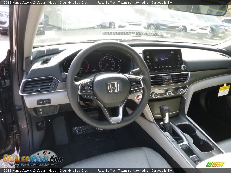 2018 Honda Accord LX Sedan Modern Steel Metallic / Gray Photo #10