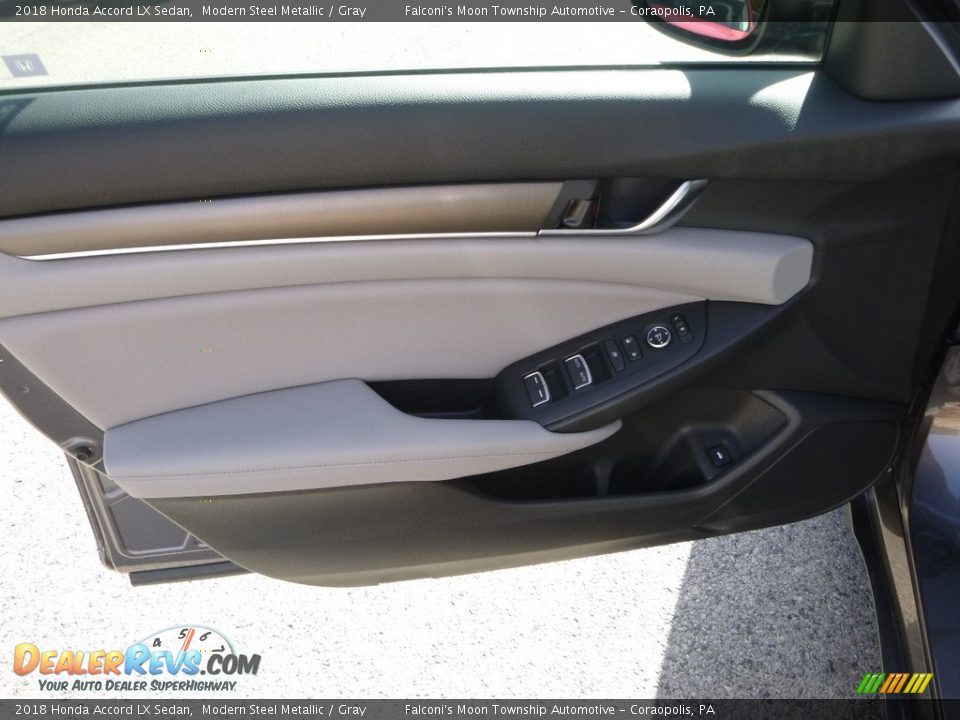 2018 Honda Accord LX Sedan Modern Steel Metallic / Gray Photo #11