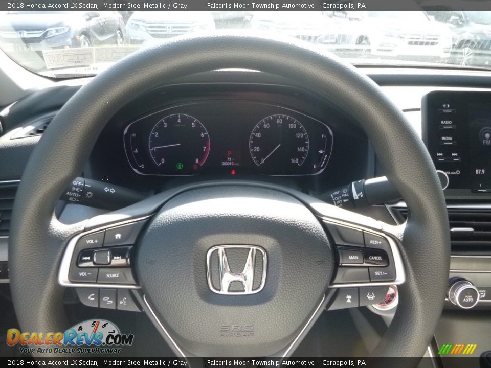 2018 Honda Accord LX Sedan Modern Steel Metallic / Gray Photo #14