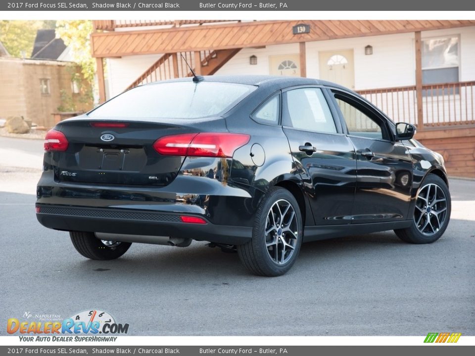 2017 Ford Focus SEL Sedan Shadow Black / Charcoal Black Photo #3