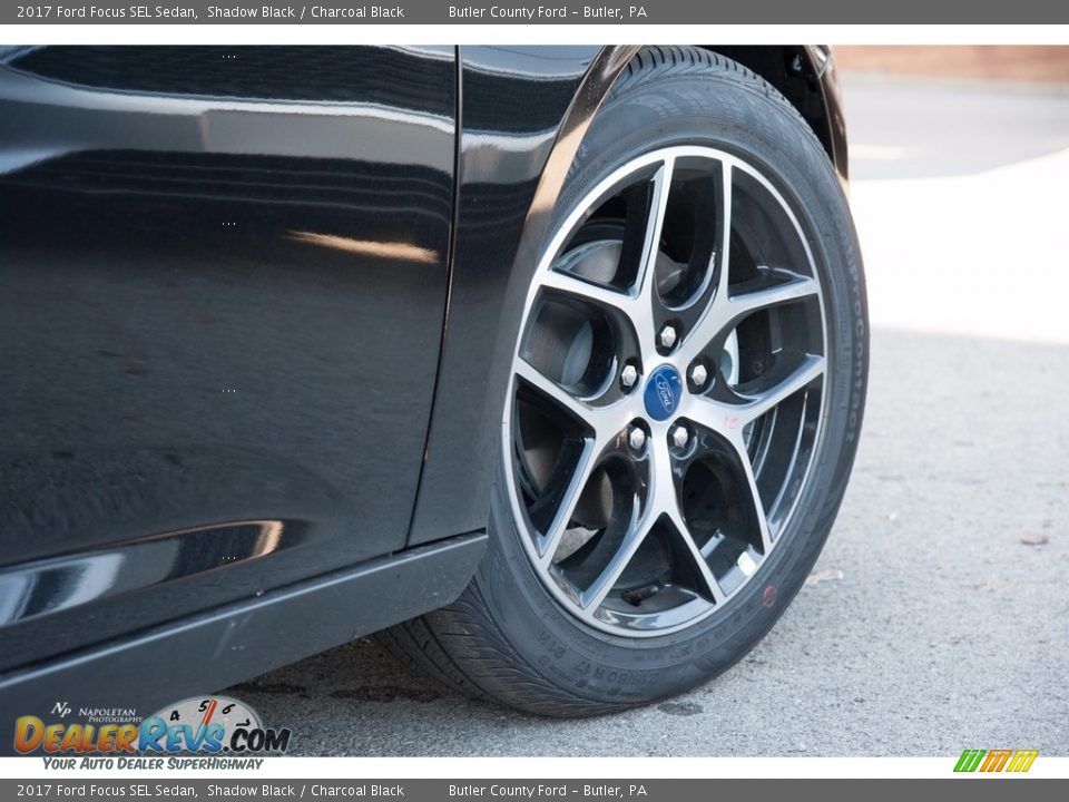 2017 Ford Focus SEL Sedan Shadow Black / Charcoal Black Photo #4