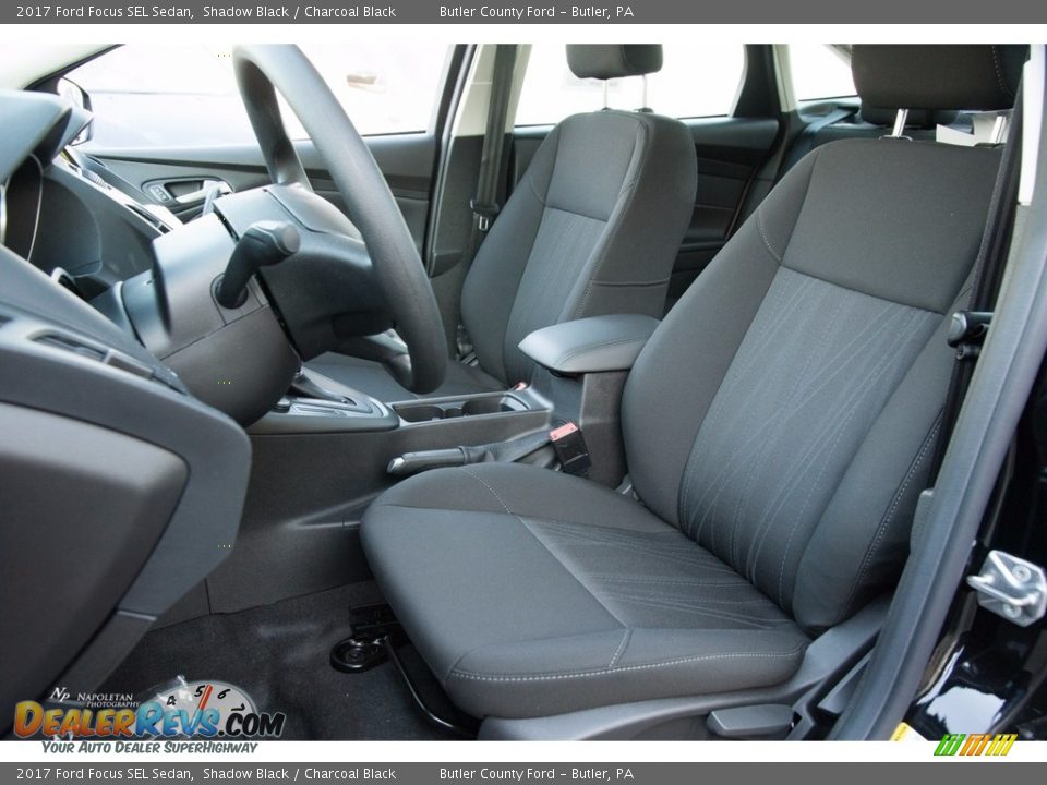 2017 Ford Focus SEL Sedan Shadow Black / Charcoal Black Photo #7