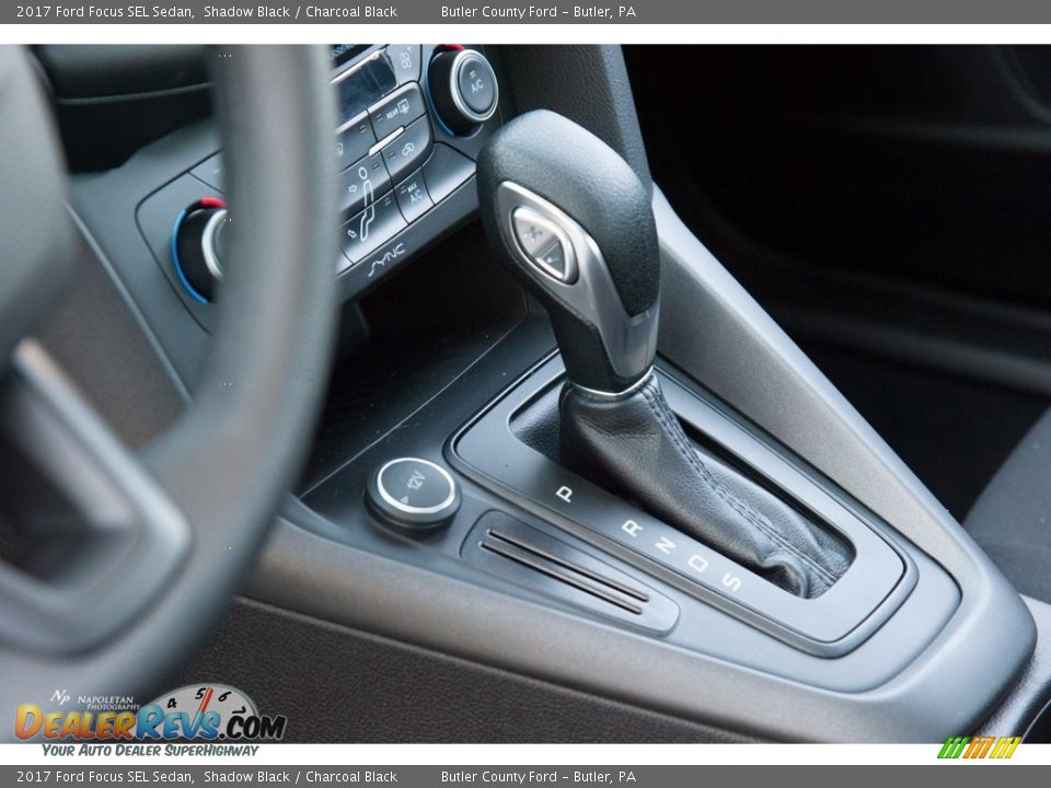 2017 Ford Focus SEL Sedan Shadow Black / Charcoal Black Photo #11