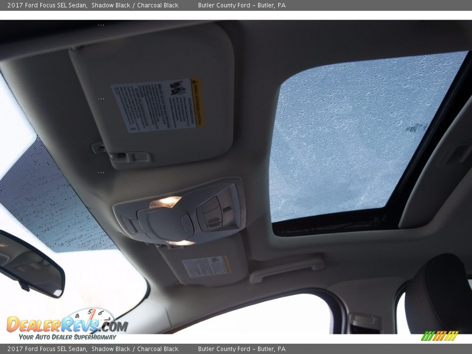 2017 Ford Focus SEL Sedan Shadow Black / Charcoal Black Photo #13