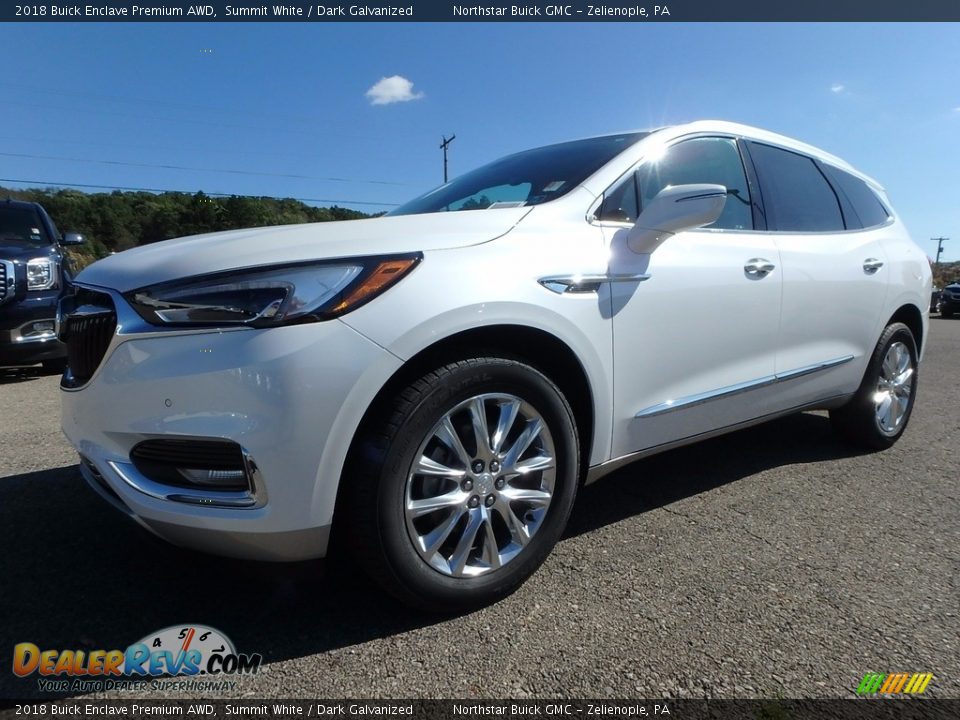 2018 Buick Enclave Premium AWD Summit White / Dark Galvanized Photo #1