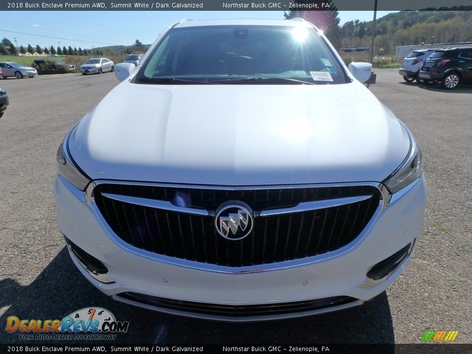2018 Buick Enclave Premium AWD Summit White / Dark Galvanized Photo #2