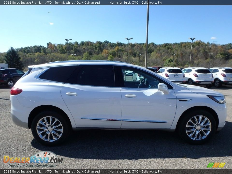 2018 Buick Enclave Premium AWD Summit White / Dark Galvanized Photo #4