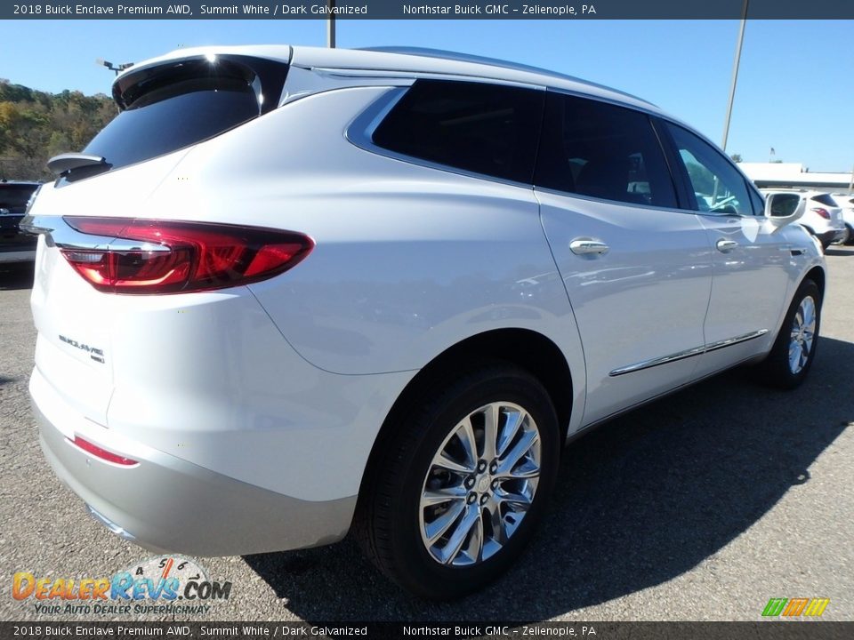 2018 Buick Enclave Premium AWD Summit White / Dark Galvanized Photo #5