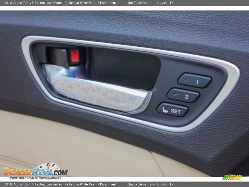 2018 Acura TLX V6 Technology Sedan Bellanova White Pearl / Parchment Photo #15