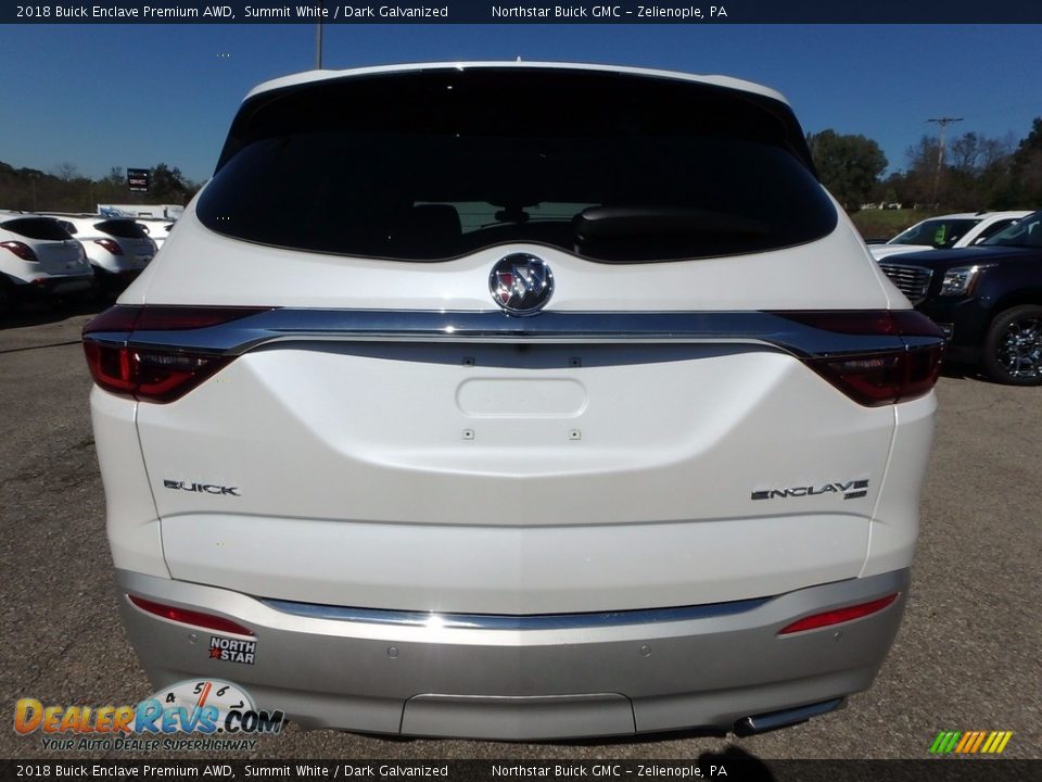 2018 Buick Enclave Premium AWD Summit White / Dark Galvanized Photo #7