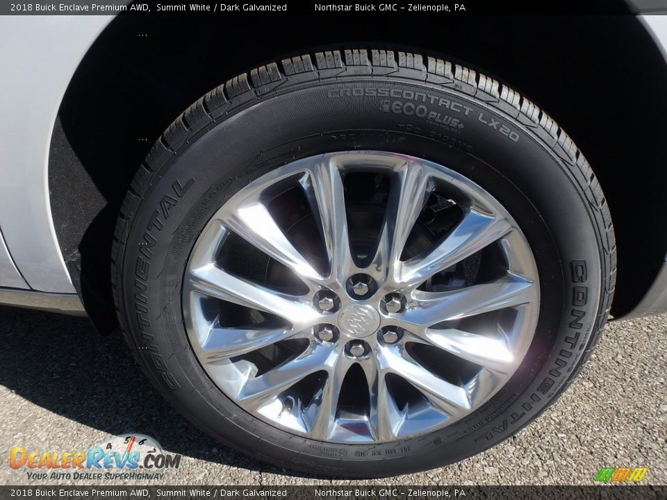 2018 Buick Enclave Premium AWD Summit White / Dark Galvanized Photo #10