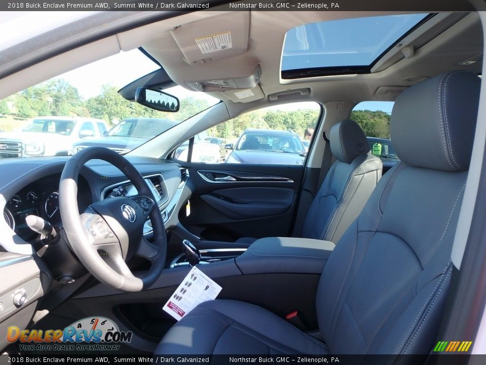 2018 Buick Enclave Premium AWD Summit White / Dark Galvanized Photo #11