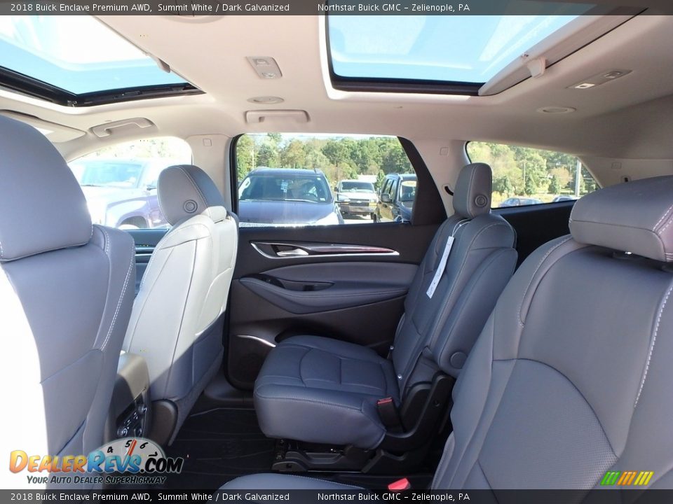 2018 Buick Enclave Premium AWD Summit White / Dark Galvanized Photo #12