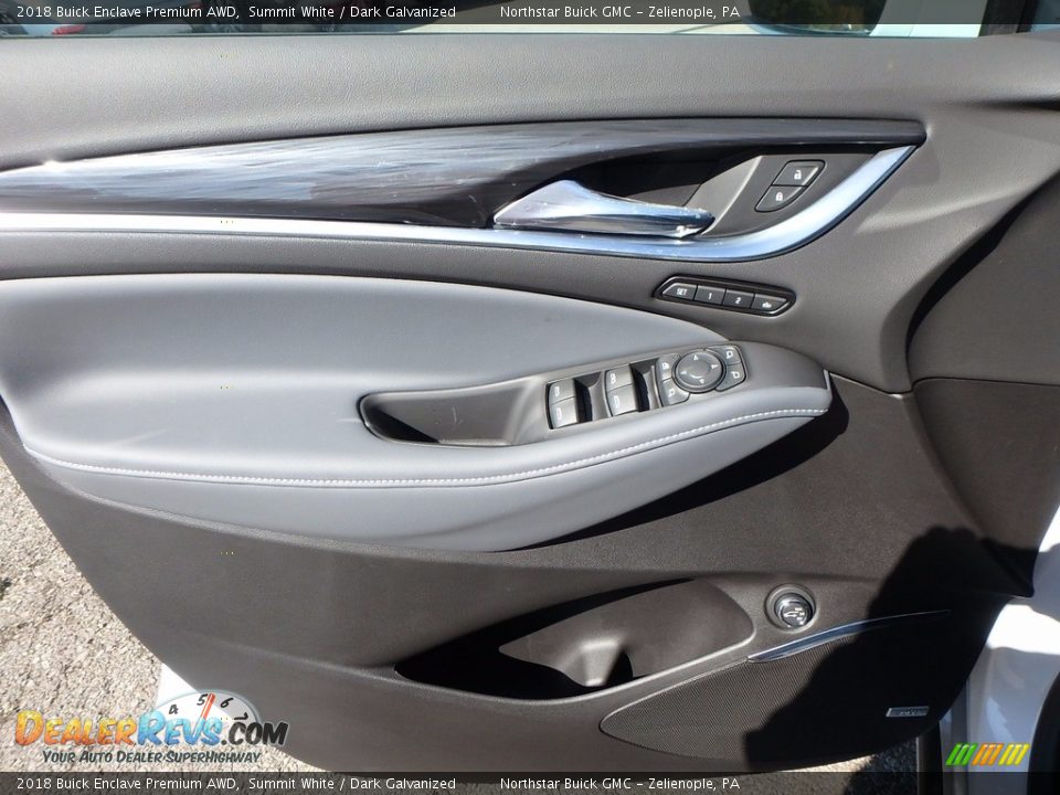 2018 Buick Enclave Premium AWD Summit White / Dark Galvanized Photo #15